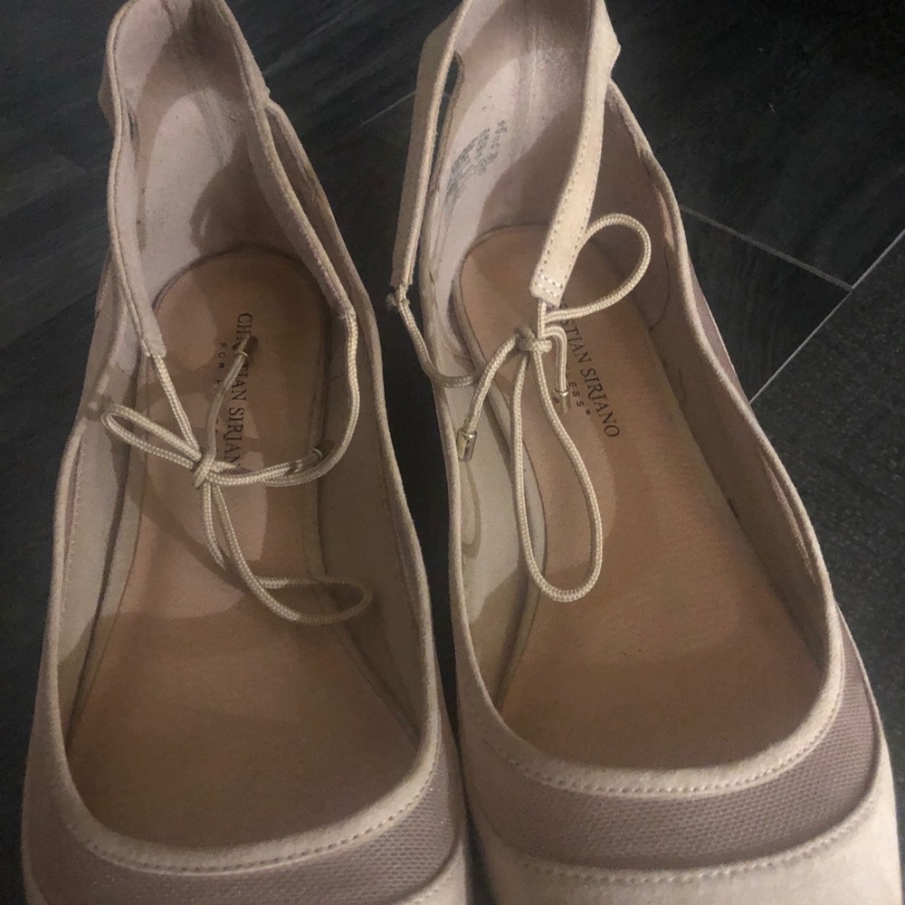 Christian Siriano flats - closed toe shoes